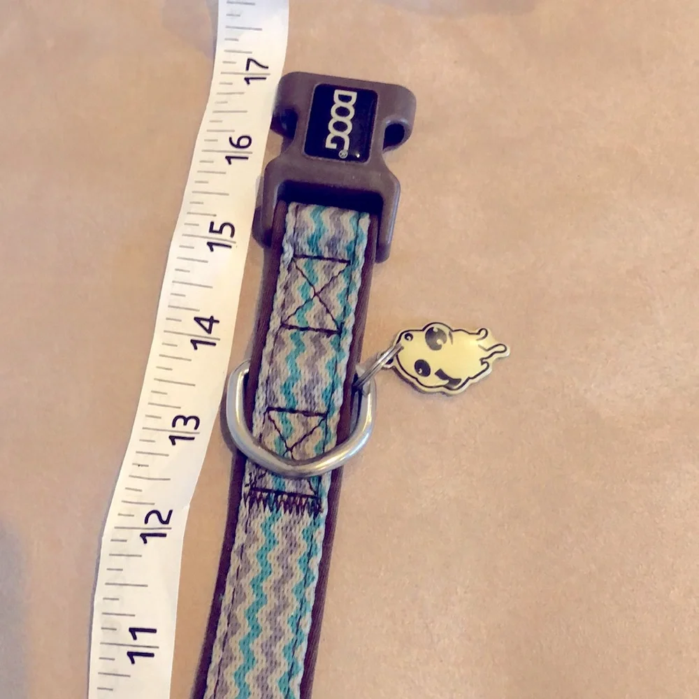 DOOG Benji Dog Collar Chevron, up to 17’’, NWOT